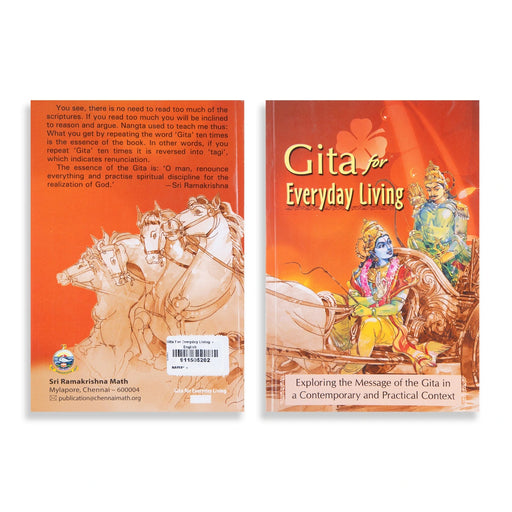 Gita For Everyday Living - English | By A. Vedanta Kesari/ Hindu Spritual Book - Bhagavad Gita