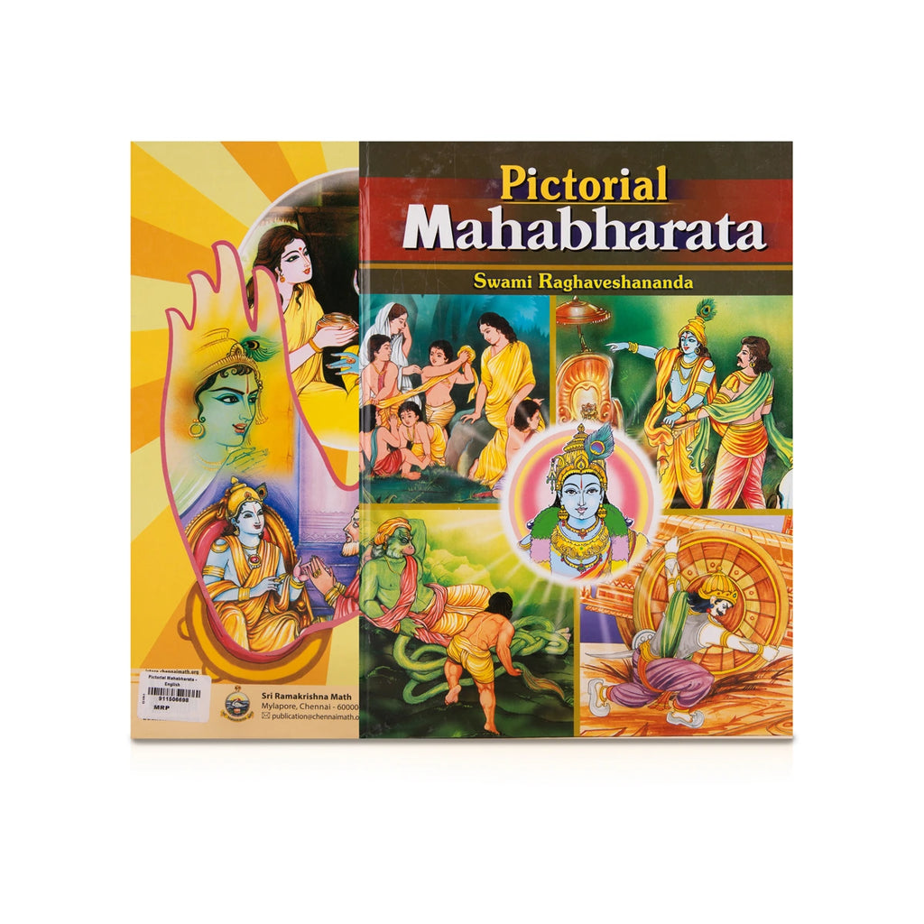 Pictorial Mahabharata - English | by Swami Raghaveshananda/ Childrens Book/ Story Book