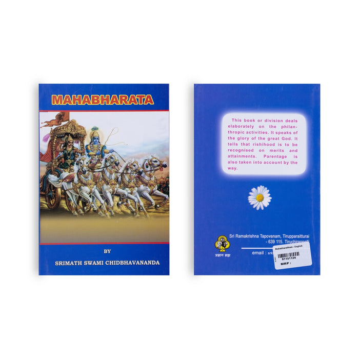 Mahabharata - English | by Srimath Swamy Chidbhavananda/ Mahabharat Book