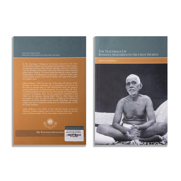 The Teachings Of Ramana Maharshi In His Own Words - English | by Arthur Osborne/ Philosophical Book - Vedanta, Spirituality & Philosophy
