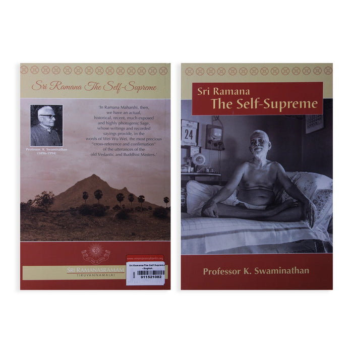 Sri Ramana - The Self Supreme - English | by K. Swaminathan/ Philosophy Book