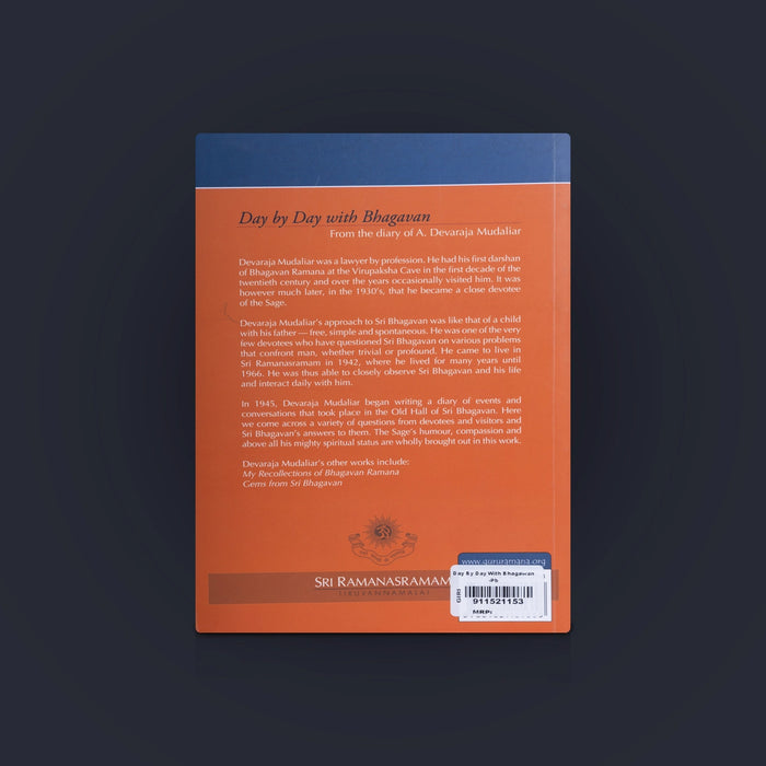 Day By Day With Bhagavan - English | By A. Devaraja Mudaliar/ Philosophical Book For Personal Growth - Vedanta, Spirituality & Philosophy