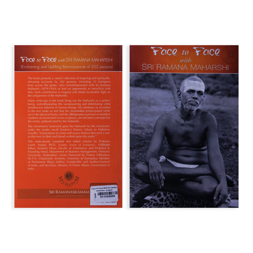 Face To Face With Sri Ramana Maharshi - English | Philosophy Book - Vedanta, Spirituality & Philosophy