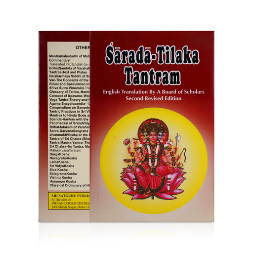 Sarada - Tilaka Tantram-English Translation By A Board Of Scholars Second Revised Edition/ Hindu Religious Book - Yantra Mantra Tantra Occultism