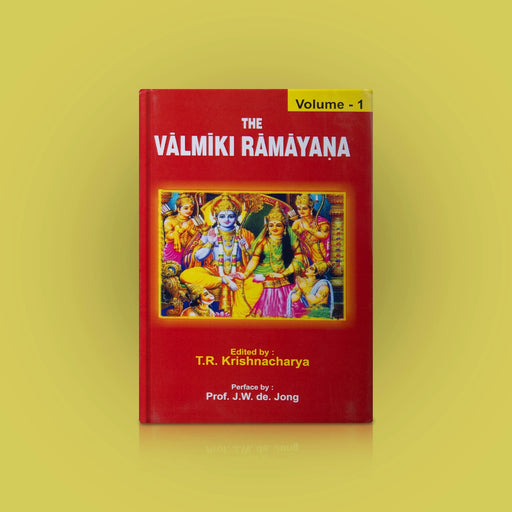 The Valmiki Ramayana - 2 Volumes Set - English - Hindi | by T.R.Krishnacharya, J.W.De.Jong/ Hindu Puran Book - Epic & Purana