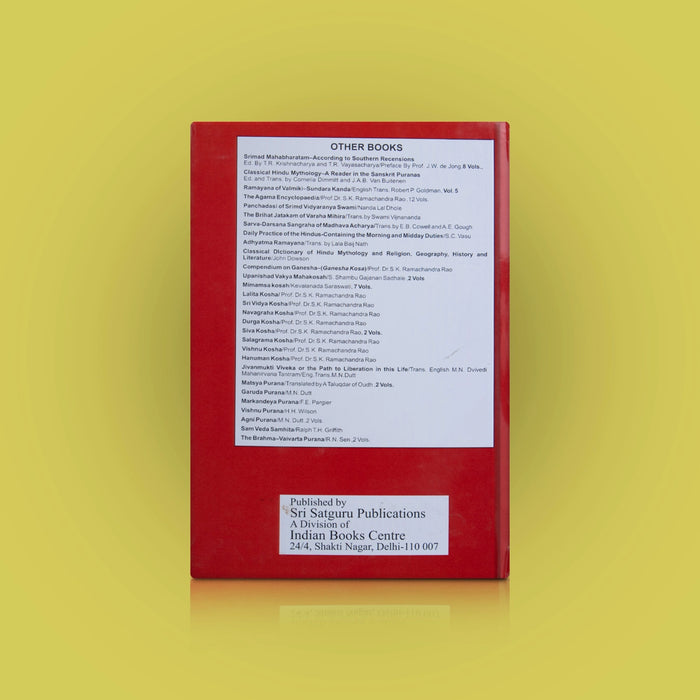 The Valmiki Ramayana - 2 Volumes Set - English - Hindi | by T.R.Krishnacharya, J.W.De.Jong/ Hindu Puran Book - Epic & Purana