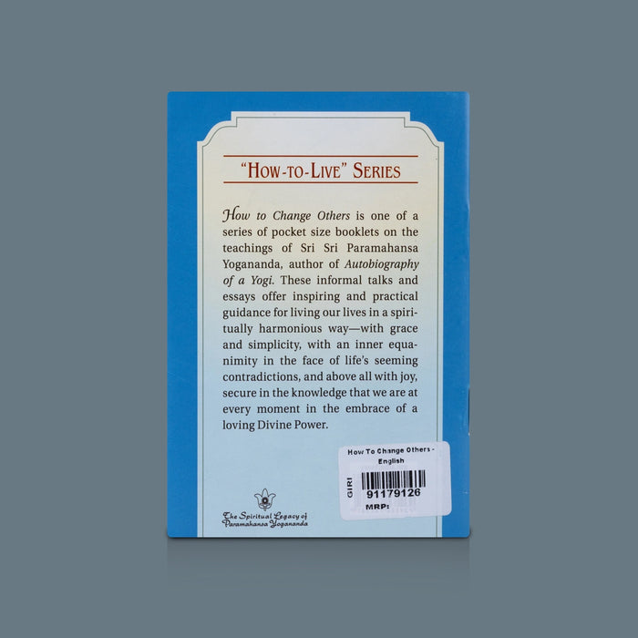 How To Change Others - English | By Sri Sri Daya Mata/ Personal Development & Improvement / Self Help Guide