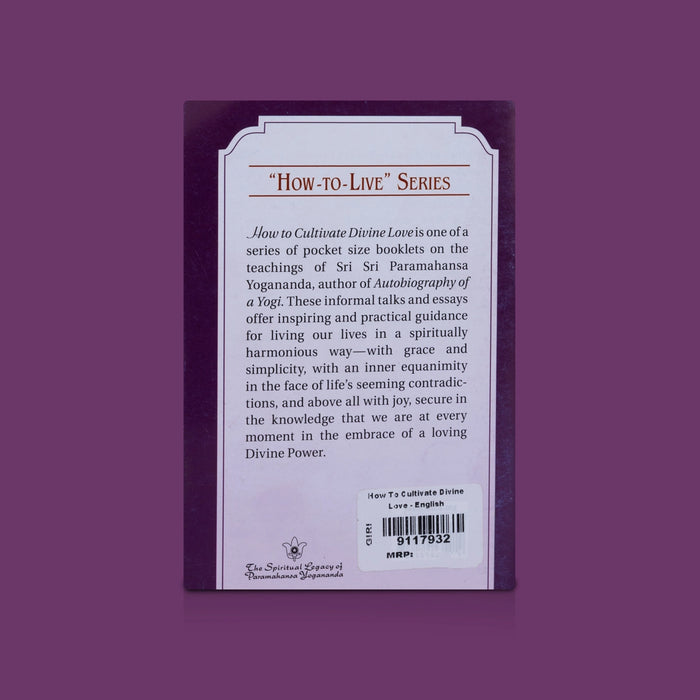 How to Cultivate Divine Love - English | By Sri Sri Paramahansa Yogananda / Spiritual Book on Divine Love Path