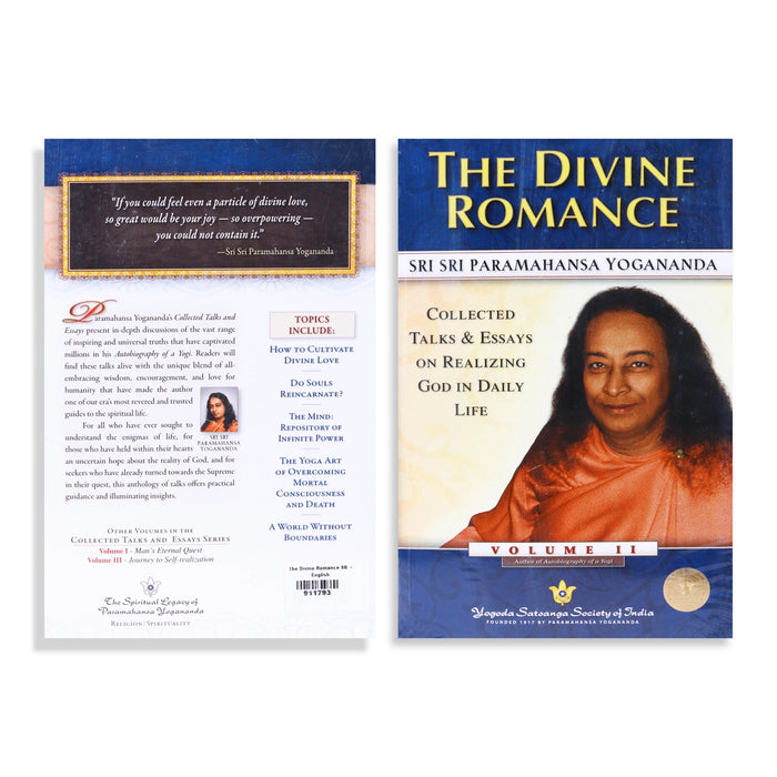 The Divine Romance - Volume 2 - English | by Sri Sri Paramahansa Yogananda/ Hindu Spiritual Book - Vedanta, Spirituality & Philosophy