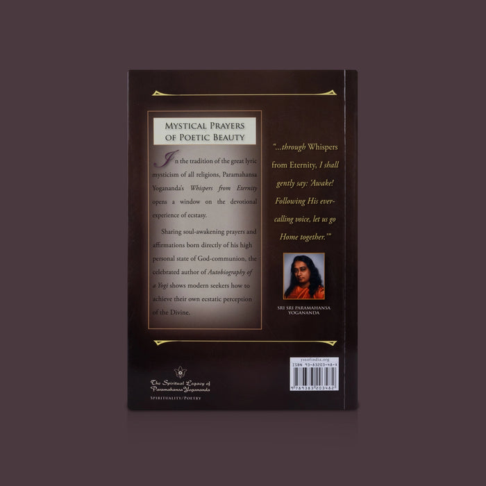 Whispers From Eternity - English | By Sri Sri Paramahansa Yogananda/ Divine Wisdom, Prayer & Meditation Book