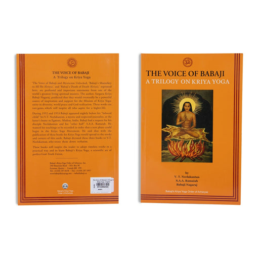 The Voice Of Babaji A Trilogy On Kriya Yoga - English | by V.T. Neelakantan, S.A.A. Ramaiah, Babaji Nagaraj - Yoga Meditation Pranayama