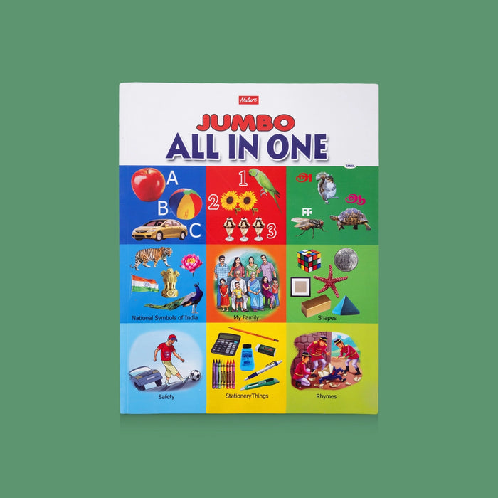 Jumbo All In One - English-Tamil | Children's Educational Book/ Complete Early Learning Picture Book