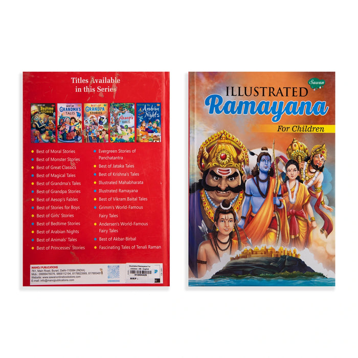 Illustrated Ramayana For Children - English | Story Book/ Childrens Book - Children Comics
