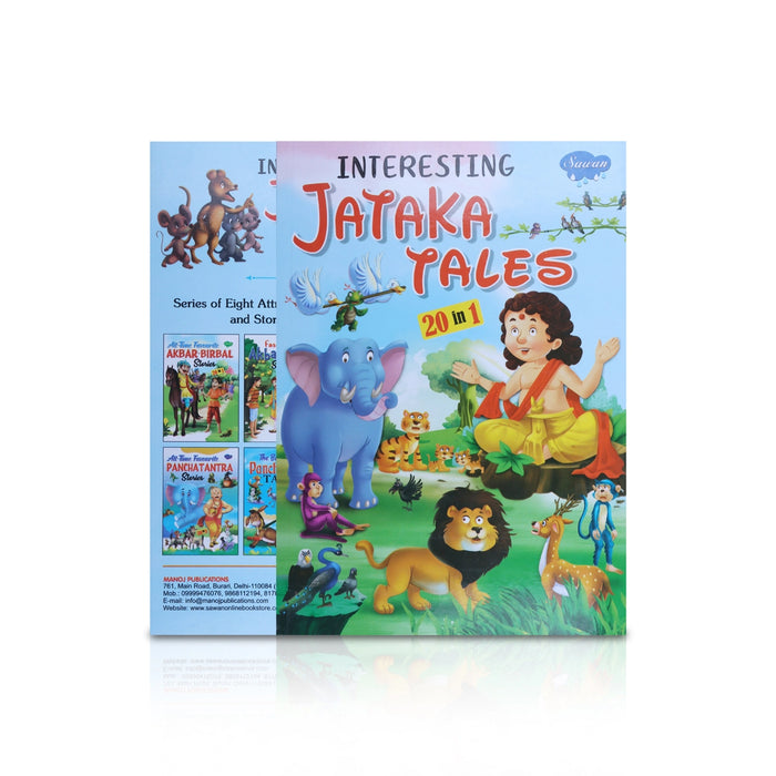 Interesting Jataka Tales - English | 20 In 1 Story Book/ Childrens Book