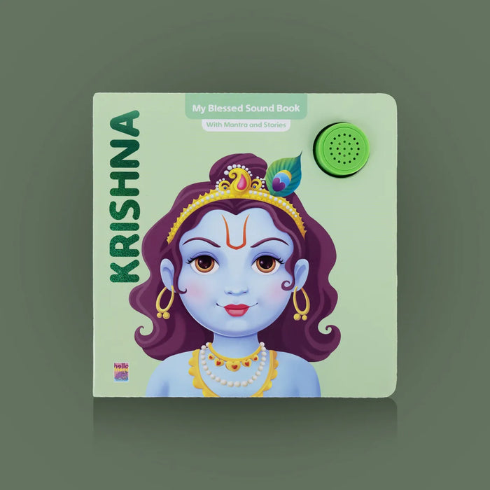 My Blessed Sound Book – Krishna | Kids Sound Book / Mantra & Stories with Interactive Button-Press Audio