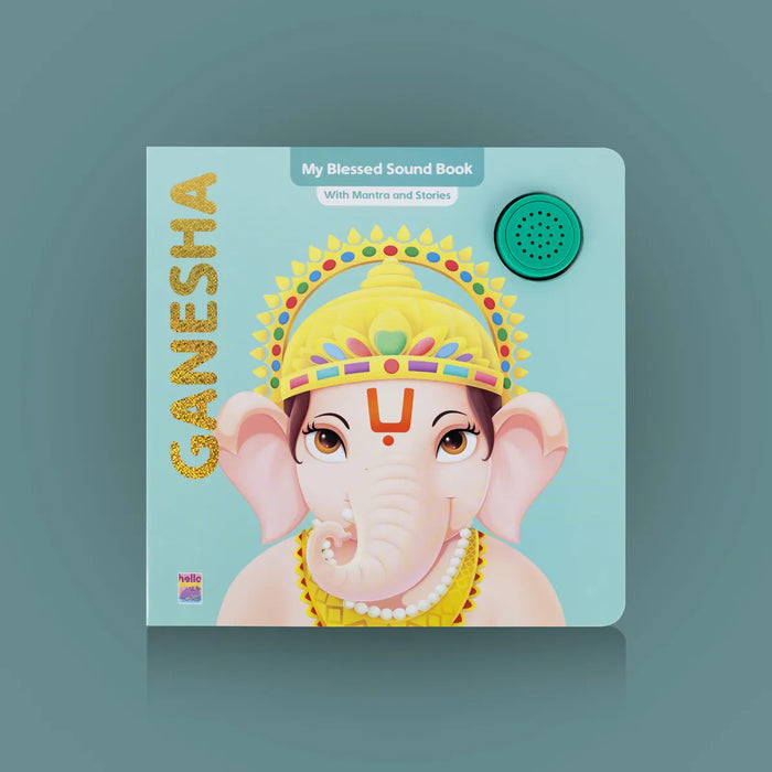 My Blessed Sound Book – Ganesha | Interactive Kids Sound Book / Ganesh Mantras & Stories with Audio Buttons