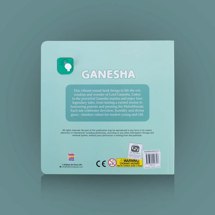 My Blessed Sound Book – Ganesha | Interactive Kids Sound Book / Ganesh Mantras & Stories with Audio Buttons