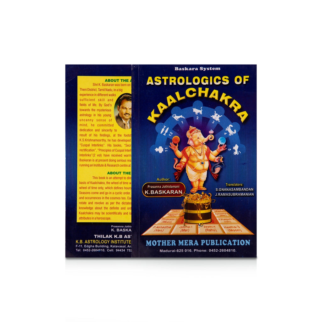 Astrologics Of Kaalchakra - English | by K. Baskaran, S. Gnanasambandan, J. Ramasubramanian/ Astrology Book