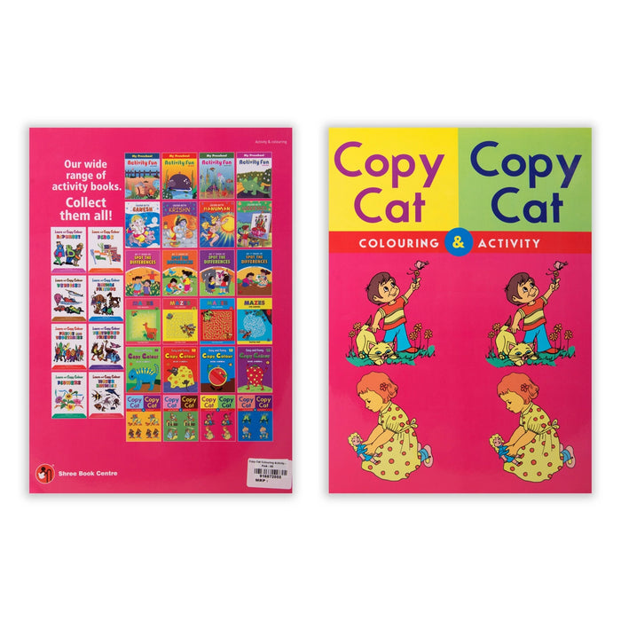 Copy Cat Colouring & Activity - English | Childrens Activity Book/ Colouring Book