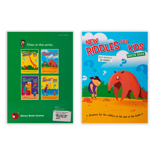 New Riddles For Kids Green Book - English | 509 Riddles To Enjoy/ Childrens Activity Book - Children Activity Books