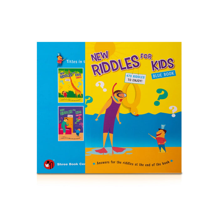 New Riddles For Kids Blue Book - English | 470 Riddles To Enjoy/ Childrens Activity Book - Children Activity Books
