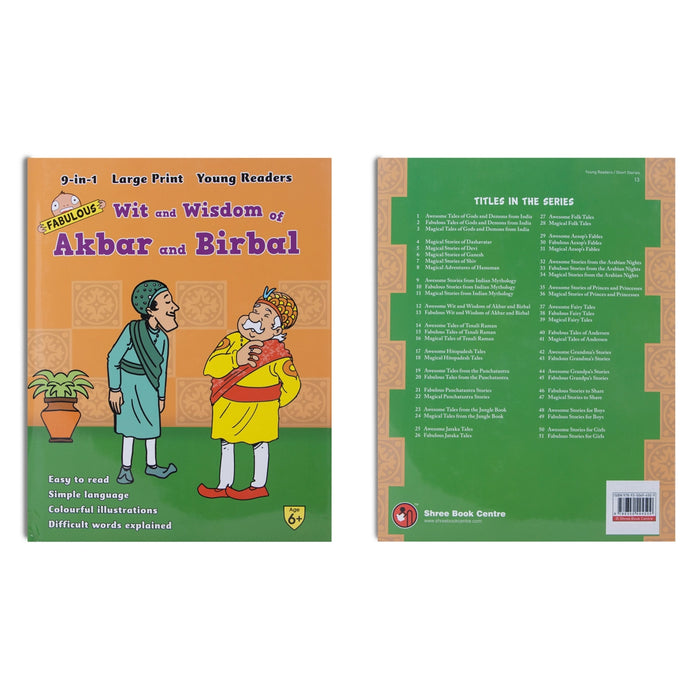 Fabulous Wit And Wistom Of Akbar And Birbal - English | 9 in 1 Story Book/ Childrens Book - Children Comics