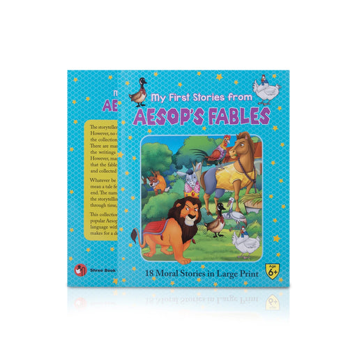 My First Stories From Aesop’s Fables - English | 18 Moral Stories in Large Print/ Story Book/ Childrens Book - Children Comics
