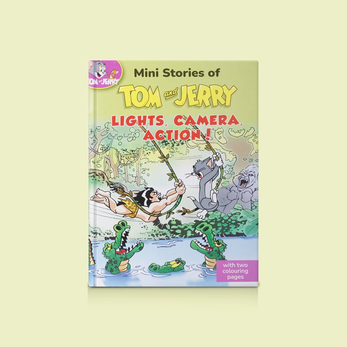 Mini Stories of Tom and Jerry Lights, Camera, Action! - English | Story Book / Cartoon Adventure Tales for Children