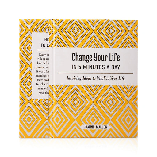 Change Your Life In 5 Minutes A Day - Inspiring Ideas To Vitalize Your Life - English | by Joanne Mallon/ Self Motivational Book - Education & Self Help