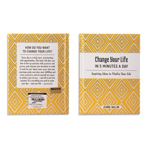 Change Your Life In 5 Minutes A Day - Inspiring Ideas To Vitalize Your Life - English | by Joanne Mallon/ Self Motivational Book - Education & Self Help