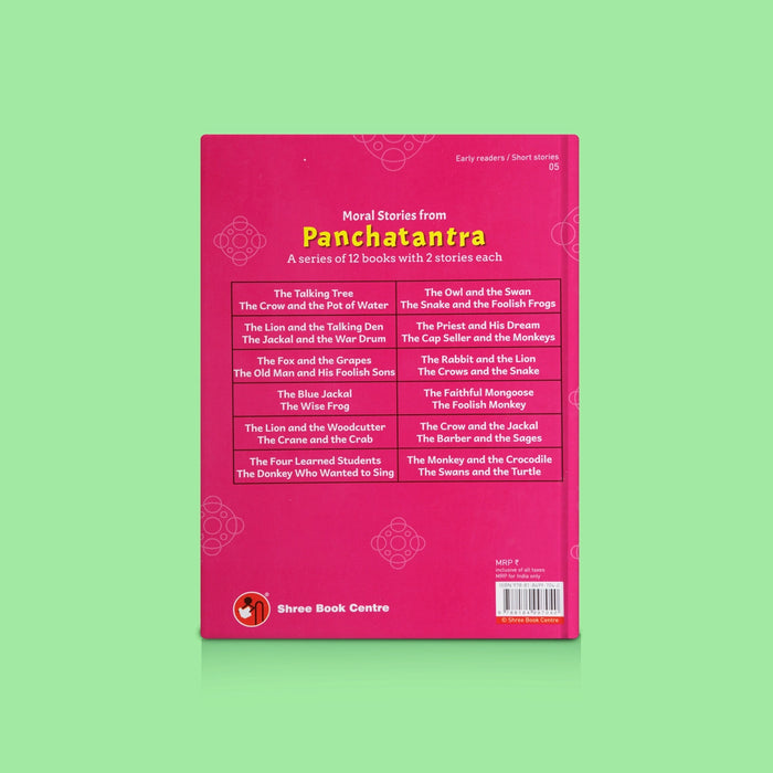 Panchatantra - The Lion and the Woodcutter & The Crane and the Crab - English | Moral Story Book for Children