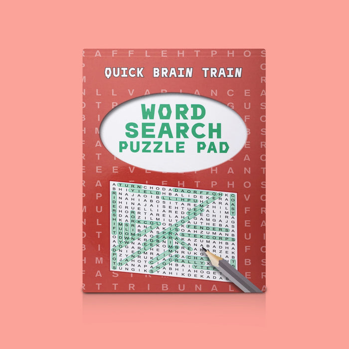 Word Search Puzzle Pad - English | Educational Puzzle Book/ Quick Brain Training Activities
