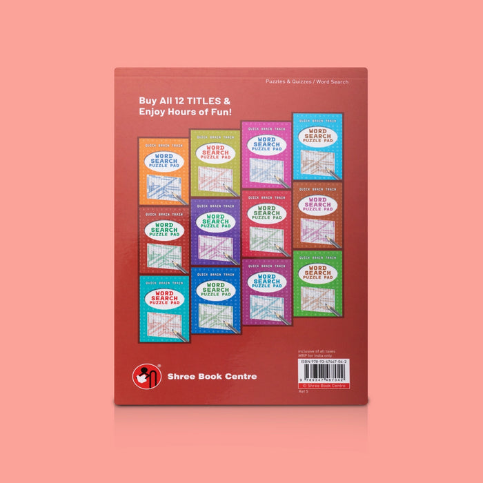Word Search Puzzle Pad - English | Educational Puzzle Book/ Quick Brain Training Activities