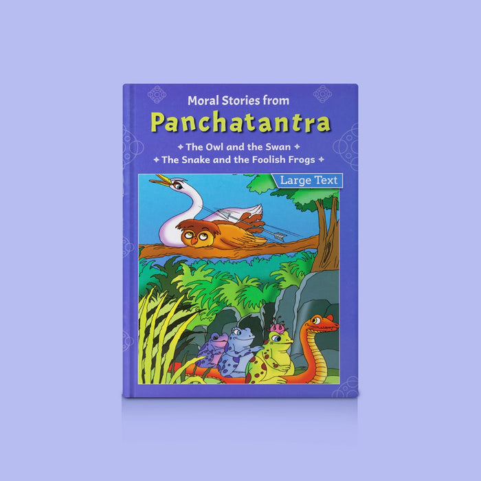 Panchatantra - The Owl and the Swan & The Snake and the Foolish Frogs - English | Moral Story Book for Children