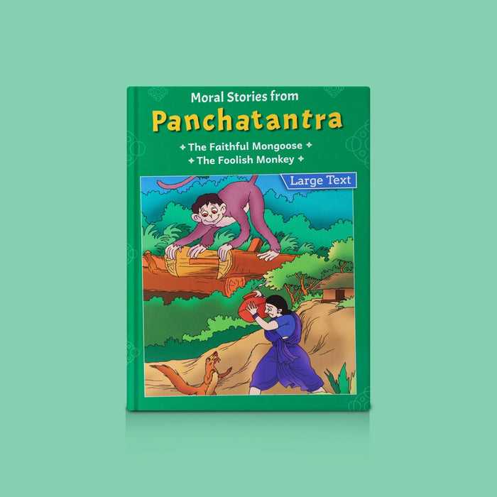 Panchatantra - The Faithful Mongoose & The Foolish Monkey - English | Moral Story Book for Children & Kids Reading Book