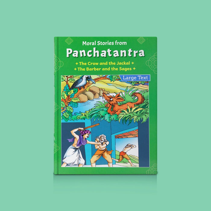 Panchatantra - The Crow and the Jackal & The Barber and the Sages - English | Moral Story Book for Children