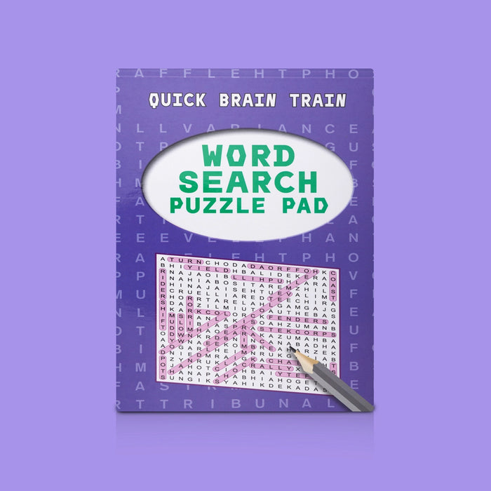 Word Search Puzzle Pad - English | Mind Exercise Book/ Fun Vocabulary & Word Search Activities