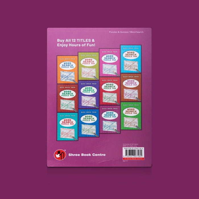 Word Search Puzzle Pad - English | Children's Activity Book/ Brain Training & Vocabulary Puzzles