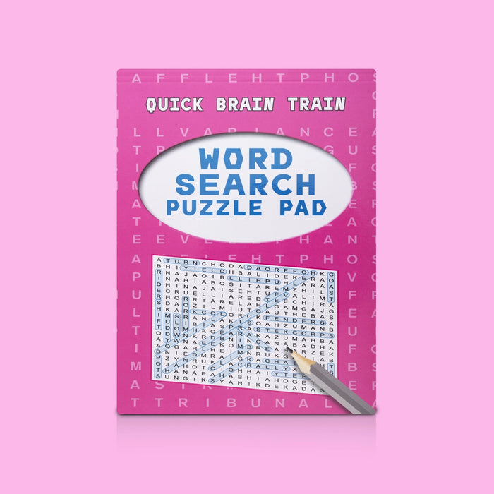 Word Search Puzzle Pad - English | Brain Games Book/ Word Search Challenges For All Ages