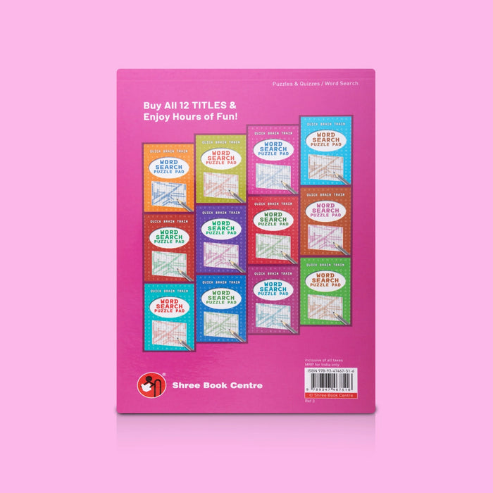 Word Search Puzzle Pad - English | Brain Games Book/ Word Search Challenges For All Ages