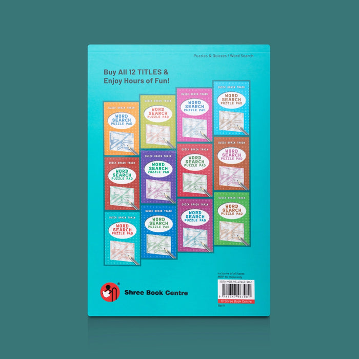 Word Search Puzzle Pad - English | Educational Activity Book/ Brain Games & Vocabulary Puzzle Book
