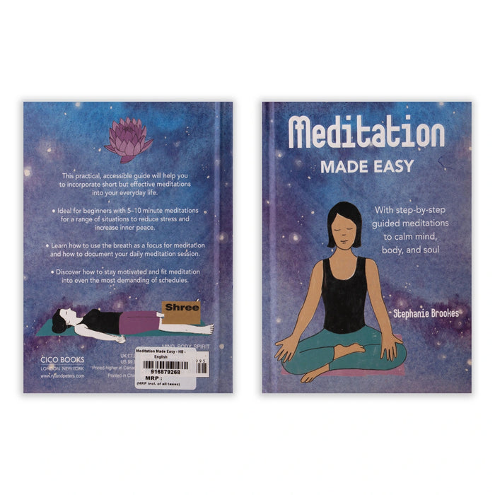 Meditation Made Easy - With Step By Step Guided Meditations To Calm Mind, Body & Soul - English | by Stephanie Brookes