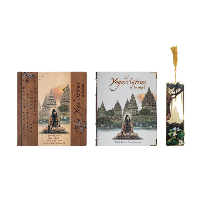 The Yoga Sutras Of Patanjali - English Book with Reading Stand | Signature Editions/ Vedic Cosmos - Yoga Meditation Pranayama