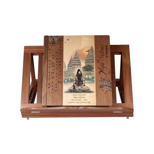 The Yoga Sutras Of Patanjali - English Book with Reading Stand | Signature Editions/ Vedic Cosmos - Yoga Meditation Pranayama
