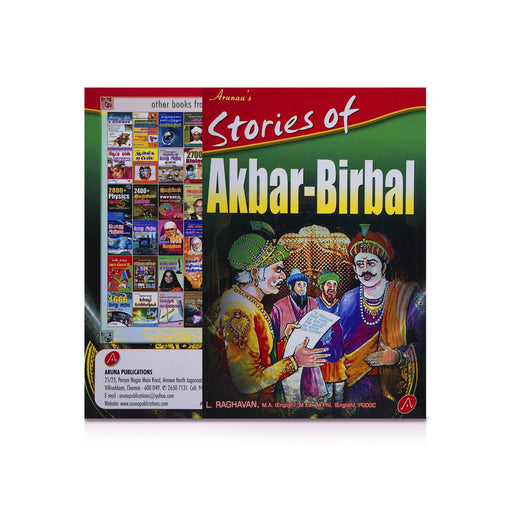 Arunaa’s Stories Of Akbar Birbal - English | by L. Raghavan/ Story Book/ Childrens Book - Children Comics