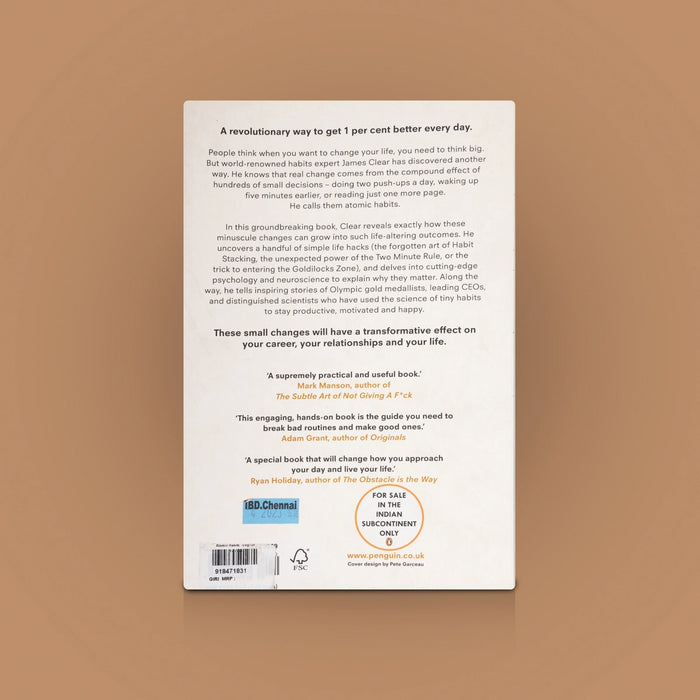 Atomic Habits - English|Tiny Changes/ Remarkable Results/ An Easy Proven Way to Build Good Habits/ Break Bad Ones/ By James Clear - Education & Self Help