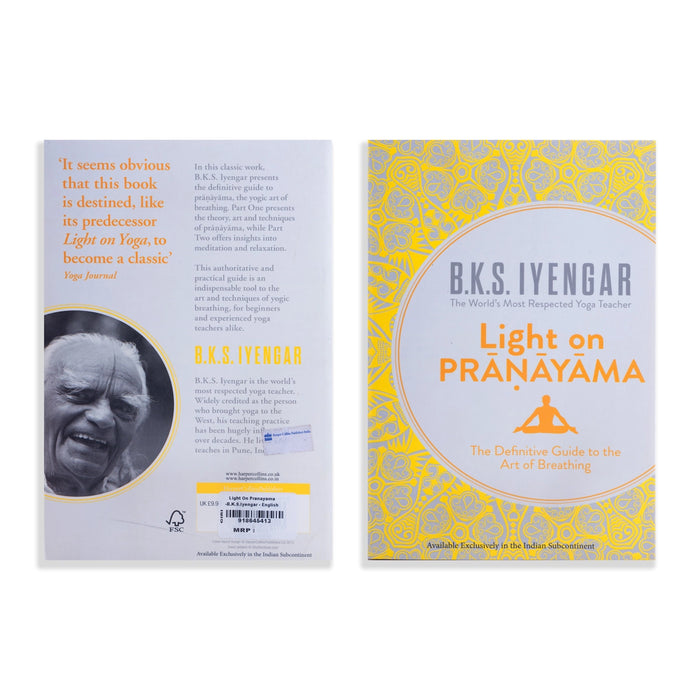 Light On Pranayama - English | by B. K. S. Iyengar/ The Definitive Guide To The Art Of Breathing/ Yoga Book