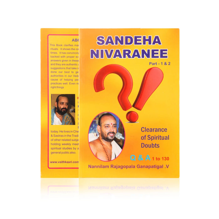 Sandeha Nivaranee - Volume 1 & 2 - English | by Vai. Rajagopala Ganapatigal/ Hindu Spiritual Book