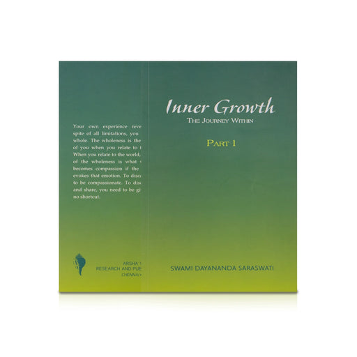 Inner Growth The Journey Within Part 1 and 2 - English | by Swami Dayananda Saraswati/ Hindu Spiritual Book - Vedanta, Spirituality & Philosophy