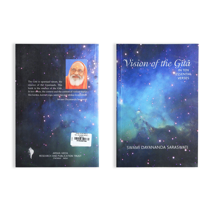 Vision of the Gita In Ten Essential Verses - English | by Swami Dayananda Saraswati/ Hindu Spiritual Book - Vedanta, Spirituality & Philosophy